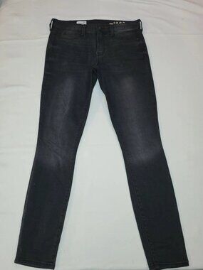 Gap Legging Jeans Women's 29R Black Size 8 Regular Stretch Skinny Denim